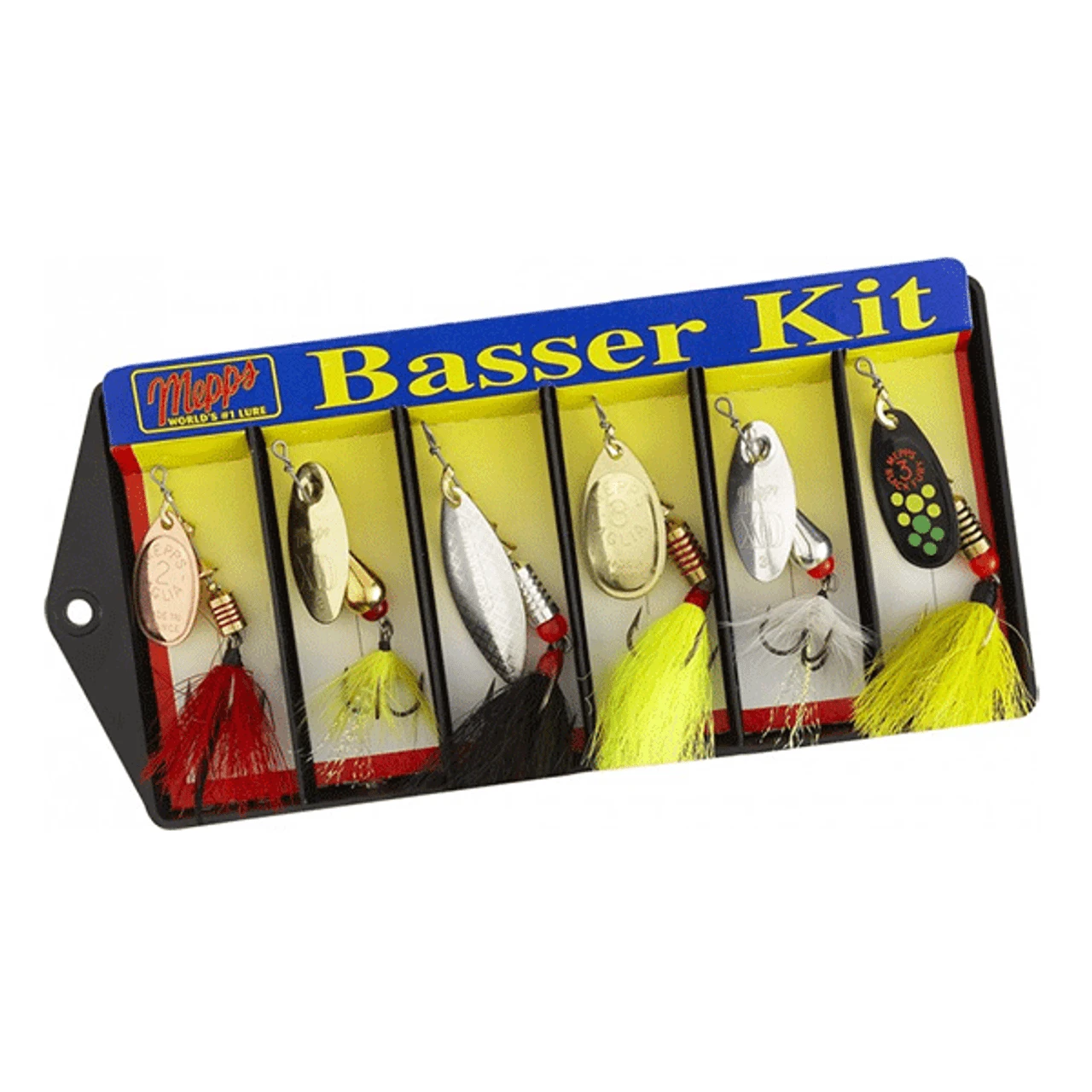 Basser Kit Dressed Lure Assortment By Mepps 1 Basser Kit Dressed Lure Assortment By Mepps