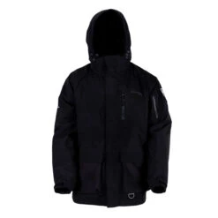 Ice Armor Delta Float Black Parka By Clam Outdoors