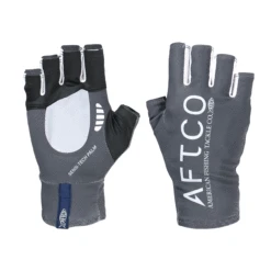 Solago Charcoal Sun Gloves By AFTCO