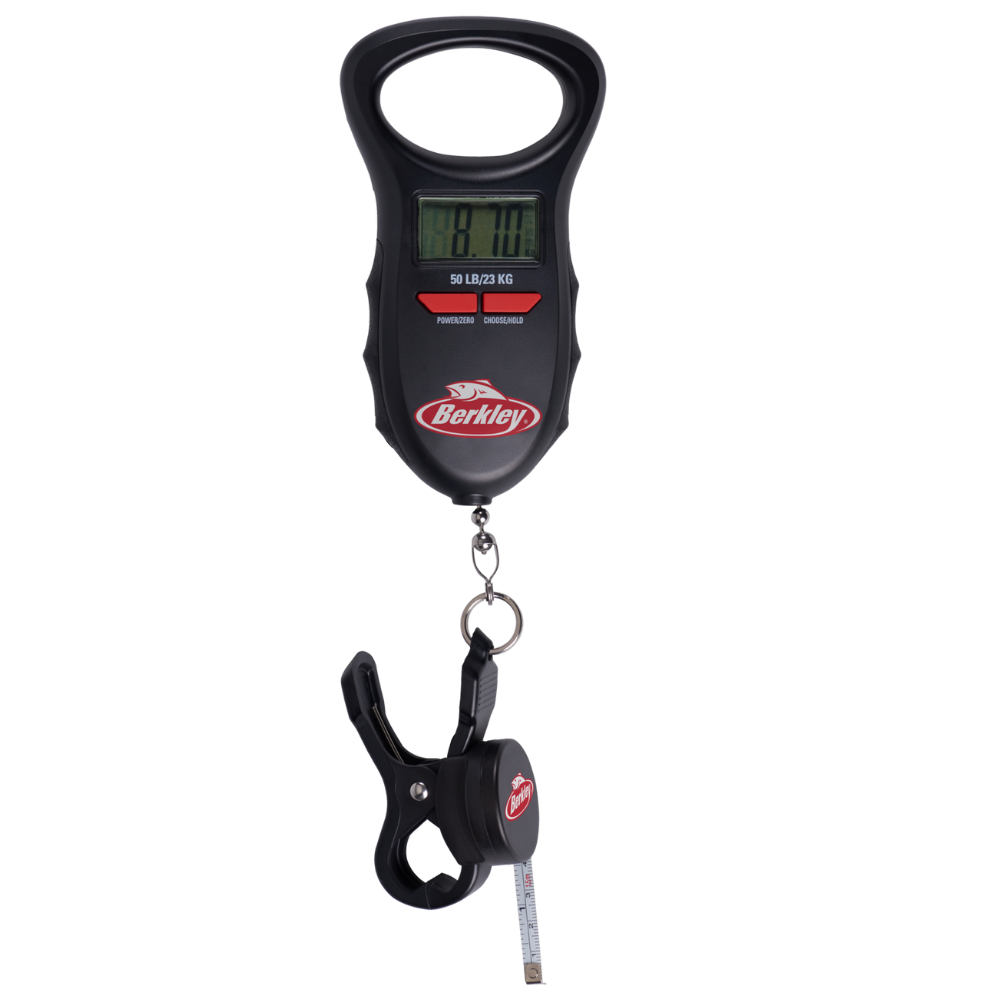 HUMMINBIRD Store 11 HUMMINBIRD Store -HUMMINBIRD Store BERKLEY Water Resistant Digital Fish Scale With Tape Measure 50lb23kg